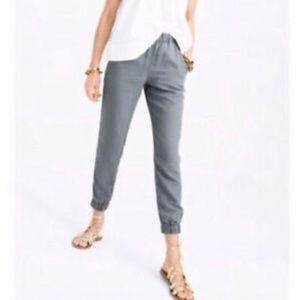 J Crew gray linen jogger